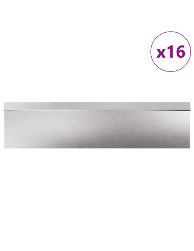 Recinzioni per lumache 20 pcs Argento Acciaio inossidabile