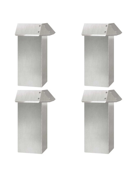 Recinzioni per lumache 20 pcs Argento Acciaio inossidabile