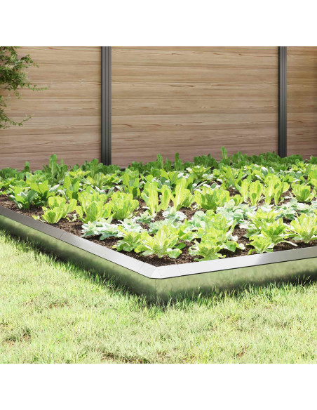 Recinzioni per lumache 20 pcs Argento Acciaio zincato