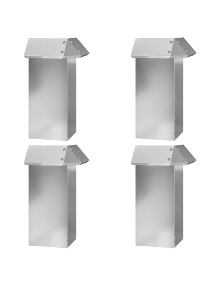 Recinzioni per lumache 20 pcs Argento Acciaio zincato