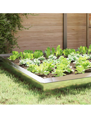 Recinzioni per lumache 16 pcs Argento Acciaio inossidabile