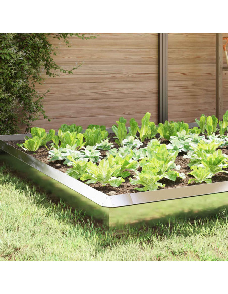 Recinzioni per lumache 16 pcs Argento Acciaio inossidabile