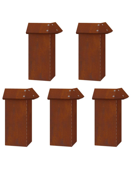 Recinzioni per lumache 16 pcs Ruggine