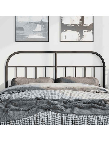 Testiera in Metallo Nero 135 cm