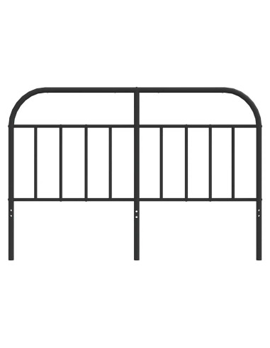 Testiera in Metallo Nero 135 cm