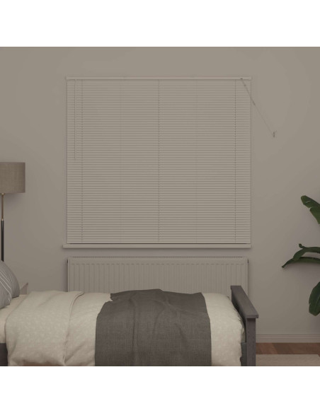 Tenda Veneziana Regolabile Bianco 150 x 160 cm PVC