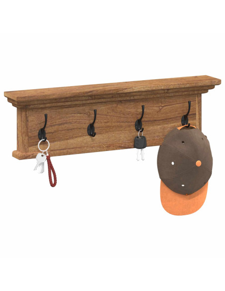 Appendiabiti montato a muro Naturale 70 x 10 x 20 cm