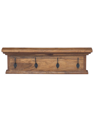 Appendiabiti montato a muro Naturale 70 x 10 x 20 cm