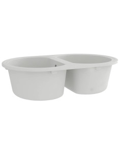 Lavello da cucina Bianco 78 x 47 x 20.5 cm Granito 2