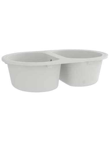 Lavello da cucina Bianco 78 x 47 x 20.5 cm Granito