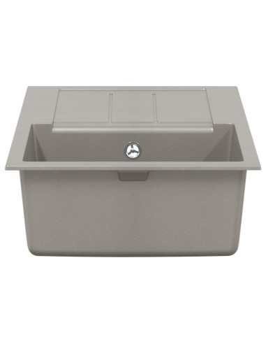 Lavello Grigio 780 x 500 mm 80% Quarzo e 20% Resina