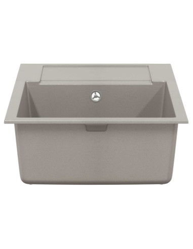 Lavello Grigio 780 x 500 mm 80% Quarzo e 20% Resina