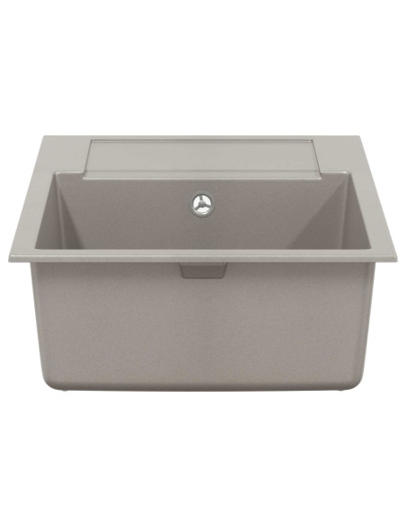 Lavello Grigio 780 x 500 mm 80% Quarzo e 20% Resina