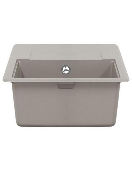 Lavello Grigio 670 x 460 mm 80% Quarzo e 20% Resina