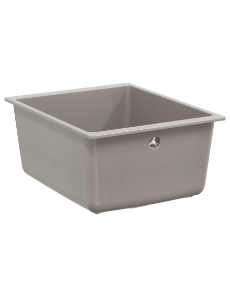 Lavello Grigio 370 x 460 mm 80% Quarzo e 20% Resina