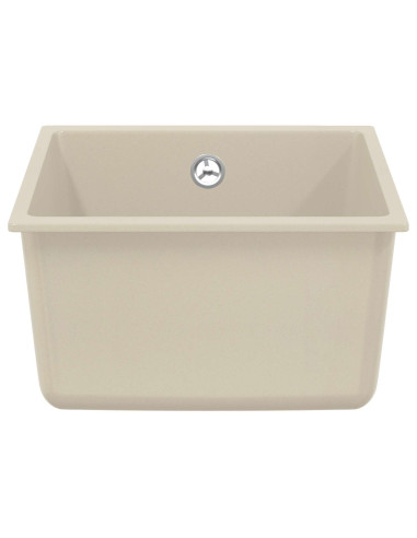 Lavello Beige 370 x 460 mm 80% Quarzo e 20% Resina