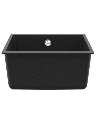 Lavello Nero 430 x 460 mm 80% Quarzo e 20% Resina