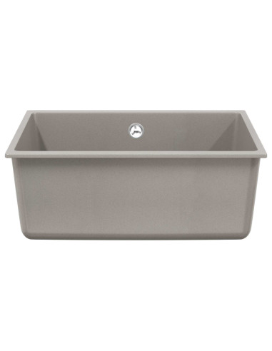 Lavello Grigio 530 x 460 mm 80% Quarzo e 20% Resina