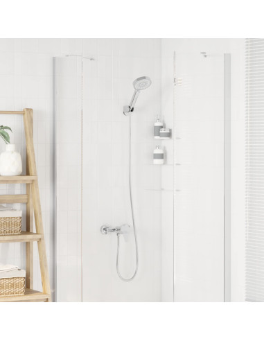 Set di doccia con soffione Cromo G 1 / 2 pollici Ottone