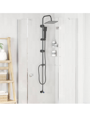 Sistema Doccia Nero 47 x 20 x 95 cm Acciaio inossidabile