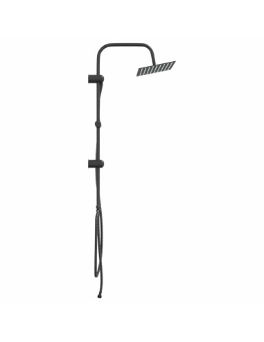 Sistema Doccia Nero 47 x 20 x 95 cm Acciaio inossidabile