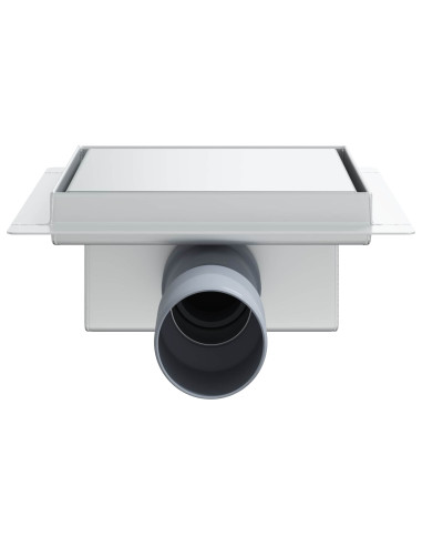 Drenaggio doccia 2 in 1 Argento 15 x 15 cm Acciaio Inox 304