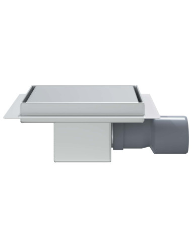 Drenaggio doccia 2 in 1 Argento 15 x 15 cm Acciaio Inox 304