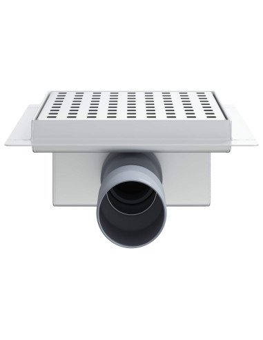 Scarico doccia a pois Argento 15 x 15 cm Acciaio Inox 304