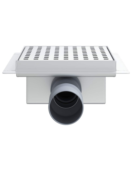 Scarico doccia a pois Argento 15 x 15 cm Acciaio Inox 304