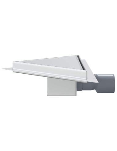 Scarico Doccia Triangolare 2 in 1 Argento 32 x 32 x 7,5 cm