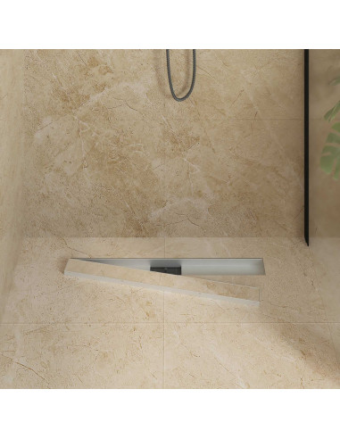 Drenaggio doccia 2 in 1 Argento 70 cm Acciaio Inox 304