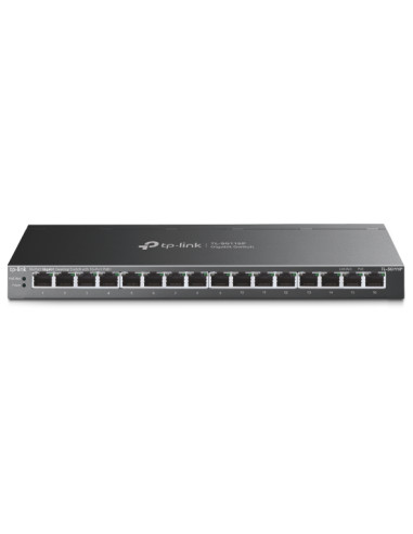 TP-Link TL-SG116P switch di rete Non gestito Gigabit Ethernet (10/100/1000) Supporto Power over Ethernet (PoE) Nero