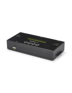StarTech.com Duplicatore ed Eraser Standalone 1:1 per Hard Disk HDD/SSD SAS e SATA con funzione Clone - Display LCD - Conforme T