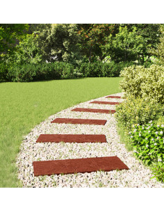 Pietra da Passo 6 pcs Rosso 60,5 x 25 x 2 cm Gomma