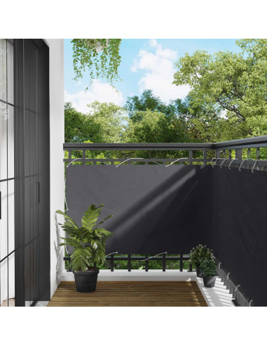 Schermo da balcone Antracite 100 x 200 cm Tessuto Oxford