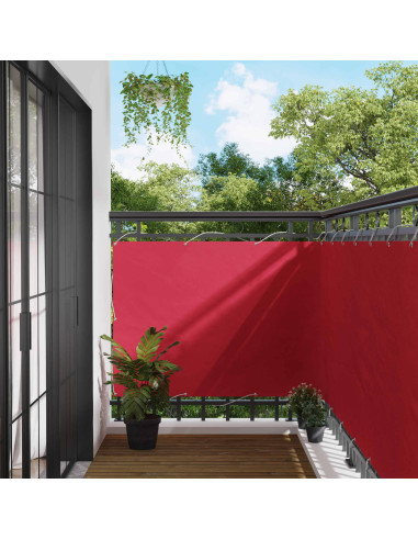 Schermo da balcone Borgogna 110 x 300 cm Tessuto Oxford