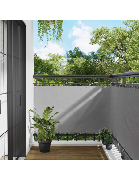 Schermo da balcone Grigio chiaro 100 x 700 cm Tessuto Oxford