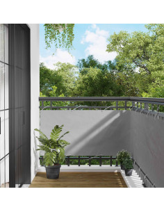 Schermo da balcone Grigio chiaro 75 x 200 cm