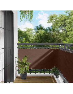 Schermo da balcone Marrone 75 x 200 cm