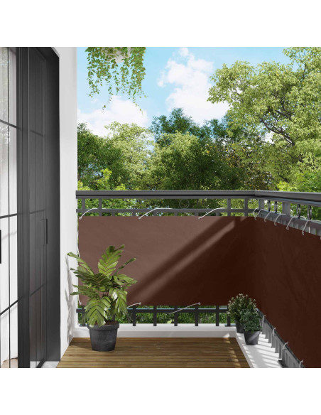 Schermo da balcone Marrone 75 x 200 cm