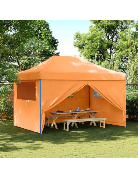 Tenda Party Arancione 279 x 410 x 315 cm Tessuto Oxford