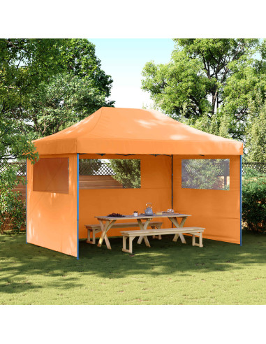 Tenda Party Arancione 279 x 410 x 315 cm Tessuto Oxford