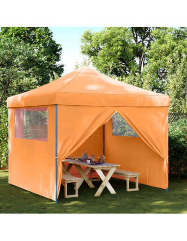 Tenda Party Arancione 292 x 292 x 315 cm Tessuto Oxford