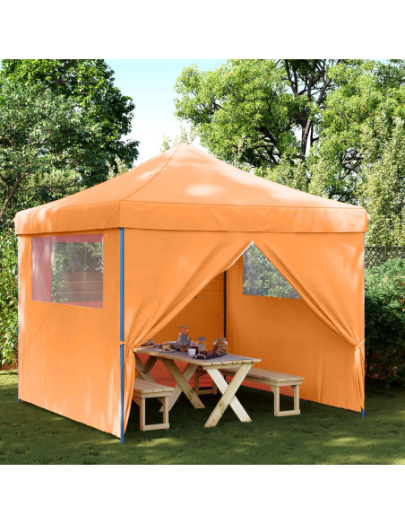 Tenda Party Arancione 292 x 292 x 315 cm Tessuto Oxford