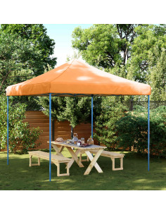 Tenda Party Arancione 292 x 292 x 315 cm Tessuto Oxford