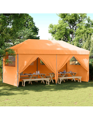 Tenda Party Arancione 292 x 580 x 315 cm Tessuto Oxford