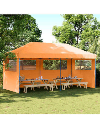 Tenda Party Arancione 292 x 580 x 315 cm Tessuto Oxford