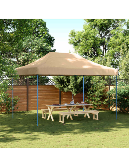Tenda Party Beige 279 x 410 x 315 cm Tessuto Oxford