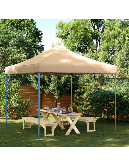 Tenda Party Beige 292 x 292 x 315 cm Tessuto Oxford