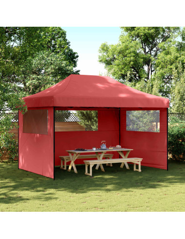 Tenda Party Borgogna 279 x 410 x 315 cm Tessuto Oxford
